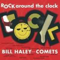 Rock Around The Clock ----- Bill Haley and his Comets ----- 
Der Titel "Rock Around the Clock" hat 1954 durch Bill Haley and his Comets an Bekanntheit gewonnen und gehört bis heute zu den umsatzstärksten Plattenerfolgen aller Zeiten.<br>
Der ursprüngliche Song hiess "We're Gonna Rock Around the Clock Tonight" , dann verkürzt "(We're Gonna) Rock Around the Clock" und letztenendes "Rock Around the Clock".<br>
E wird geschätzt, dass der Song weltweit von etwa 10.000 Interpreten gecovert und etwa 200 Millionen Mal verkauft worden ist<br>
