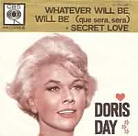 Que Sera, Sera ----- Doris Day ----- 
Das Lied "Que Sera, Sera (Whatever Will Be, Will Be)" wurde von Doris Day gesungen und ist im Jahr 1956 durch den Hitchcock-Film "Der mann, der zuviel wusste" bekannt geworden.<br>
Dieser Song erhielt ein Jahr spter einen Oscar als bester Song und hat es in England sogar bis auf Platz 1 der Hitparade geschafft, in Deutschland immerhin bis auf Platz 10 der Charts.<br>
Doris Day hat noch weitere Lieder aufgenommen, wie z.B. "Secret Love", "Let's Walk That-A-Way", "Sugarbush" und "Move Over Darling".
