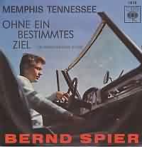 Memphis Tennessee ----- Bernd Spier ----- 
Bernd Spier ist ein deutscher Schlagersnger der in den 60iger Jahren einige TopTen Hits hatte.<br>
"Memphis Tennessee" aus dem Jahr 1964 ist einer von diesen Hits, 22 Wochen in den Charts, mit Platz 1 bestplatzier.<br>
"Das kannst du mir nicht verbieten" , "Schne Mdchen mu man lieben"  und "Das war mein schnster Tanz" waren weitere Charterfolge.<br>
