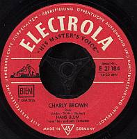 Charly Brown ----- Hans Blum ----- 
Hans-Bernd Blum ist ein bekannter Komponist und ist auch unter dem Pseudonym Henry Valentino aktiv.<br>
Charlie Brown ist ein Song aus dem jahr 1959 der es bis auf den 5. Platz in die Charts geschafft hat, auch erfolgreich waren die Titel
"Ich hab Dein Knie gesehn" und "Im Wagen vor mir".<br>


