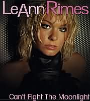 Cant Fight The Moonlight ----- LeAnn Rimes ----- 
LeAnn Rimes (Margaret LeAnn Rimes Cibrian) ist eine amerikanische Sngerin deren grsster Erfolg bisher der Track "Cant Fight The Moonlight" aus dem Jahr 2000 war.<br>
Das Lied gehrte auch zu dem Soundtrack des Films "Coyote Ugly" und hat hat es in mehreren Lndern in die TopTen geschafft, in Deutschland beispielsweise bis auf den 8. Platz.<br>
LeAnn Rimes hat mehrere Auszeichnungen und Preise, unter anderem zwei Grammys erhalten.<br>