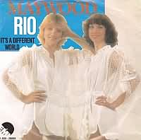 Rio ----- Maywood  ----- 
Maywood sind eine niederlndische Geschwisterband welche Anfang der 80iger Jahre besonders aktiv und auch erfolgreich war.<br>
Der Track "Rio" hat es 1981 bis auf den 22. Platz in den deutschen Charts geschafft, andere auch erfolgreiche Titel waren "Late At Night" ,
"Give Me Back My Love" sowie
"Distant Love" !  <br>
Im Jahr 1990 hat die Band am  Eurovision Song Contest teilgenommen und den 15. Platz dort erreicht.<br>
