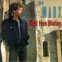 Right Here Waiting ----- Richard Marx ----- 
Richard Marx (Richard Noel Marx) ist ein amerikanischer Snger der in Deutschland , berwiegend in den 80iger und 90iger Jahren, ber 10 Charthits hatte.<br>
"Right Here Waiting" aus dem Jahr 1989 drfte mit Platz 12 in Deutschland der erfolgreichste Titel gewesen sein.
Weitere Titel von Richard Marx waren auch "Satisfied" , "Angelia" und  "Hazard".<br>
