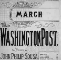 The Washington Post (march) ----- Diverse ----- 
The Washington Post (march) ist ein von John Philip Sousa im Jahr 1889 komponierter Marsch.<br>
John Philip Sousa war ein Dirigent und Komponist der von der Zeitung Waschington Post den Auftrag zur Komposition dieses Marsches erhalten hat.<br>
Die Zeitung hat durch diesen Marsch an Beachtung und Bekanntheit gewonnen.<br>
Zwei weitere bekannte Mrsche bzw. Werke von John Philip Sousa  sind "Stars and Stripes Forever" sowie "The Liberty Bell" .<br>

