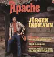 Apache ----- Jrgen Ingmann ----- 
Jrgen Ingmann (Jrgen Ingmann-Pedersen) war ein dnischer Musiker , speziell Gitarrist, der im Jahr 1963 fr Dnemark am  Eurovision Song Contest teilgenommen und diesen gewonnen hat.<br>
"Apache" aus dem Jahr 1960 war eine Adaption des gleichnamigen Hits der Shadows.<br>
Weitere Titel von Jrgen Ingmann waren "Anna" ,
"Violetta" ,
"Valencia" ,
"Der Sommer ging vorber" ,
"Drina-Marsch" ,
"Desert Marche" ,
"Tovarisch" ,
"Zorba" und
"Korfu" !


