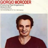 Reach Out ----- Giorgio Moroder ----- 
Auch wenn der Name nicht so bekannt ist, Tatsache aber ist, dass Giorgio Moroder (Giovanni Giorgio Moroder) einer der erfolgreichsten Musikproduzenten und Komponisten ist.<br>
"Reach Out" (mit Paul Engemann) aus dem Jahr 1984 war der offzielle Song zu den olympischen Spielen in Los Angeles und war in Deutschland ein Number One Hit.<br>
Giorgio Moroder hat diverse Filmmusiken wie z.B. "Flashdance  What a Feeling " oder aber "Take My Breath Away (Berlin)" aus  Top Gun produziert und dafr 3 Oscars, einen Grammy Award und einen Bambi erhalten.<br>
Zudem wurde Giorgio Moroder mit weit ber 150 goldenen Schallplatten ausgezeichnet.<br>
Giorgio Moroder war auch fr andere Knstler wie z.B. 
Blondie ,
David Bowie ,
Irene Cara ,
Cher ,
France Gall ,
Uschi Glas ,
Nina Hagen ,
Janet Jackson ,
Elton John ,
Limahl ,
Kenny Loggins ,
Freddie Mercury (Love Kills, 1984) ,
Gianna Nannini ,
Olivia Newton-John ,
Mary Roos ,
Barbra Streisand ,
Donna Summer und
Bonnie Tyler
ttig !<br>



